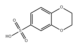 2,3-二氢苯并[B][1,4]二噁英-6-磺酸, 127461-51-2, 结构式