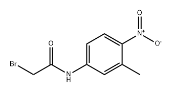 Acetamide, 2-bromo-N-(3-methyl-4-nitrophenyl)- 结构式
