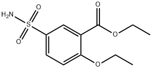 Benzoic acid, 5-(aminosulfonyl)-2-ethoxy-, ethyl ester 化学構造式