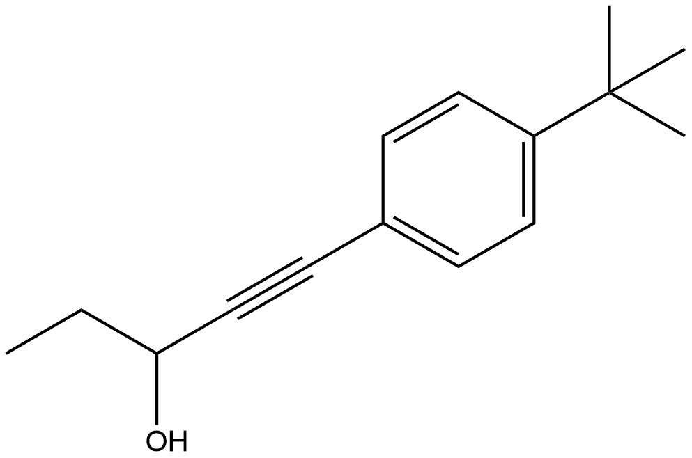 1275613-11-0 1-[4-(1,1-Dimethylethyl)phenyl]-1-pentyn-3-ol