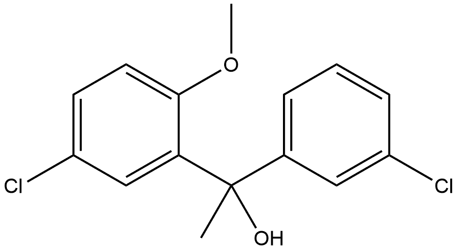 5-Chloro-α-(3-chlorophenyl)-2-methoxy-α-methylbenzenemethanol|