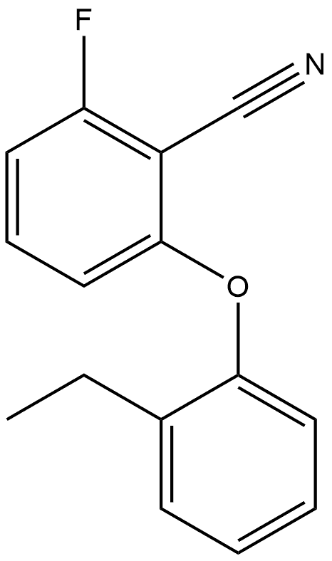 2-(2-Ethylphenoxy)-6-fluorobenzonitrile Structure