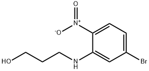 3-((5-bromo-2-nitrophenyl)amino)propan-1-ol,1276544-22-9,结构式