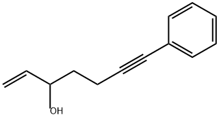 1-Hepten-6-yn-3-ol, 7-phenyl- Struktur