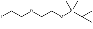 Silane, (1,1-dimethylethyl)[2-(2-iodoethoxy)ethoxy]dimethyl- Structure