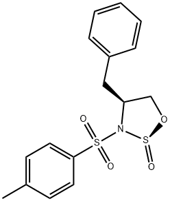 (2R,4S)-4-benzyl-3-tosyl-1,2,3-oxathiazolidine 2-oxide