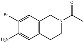 1-(6-Amino-7-bromo-3,4-dihydroisoquinolin-2(1H)-yl)ethanone Structure