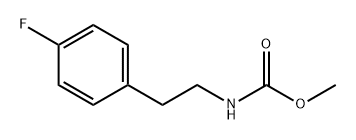 Carbamic acid, N-[2-(4-fluorophenyl)ethyl]-, methyl ester Structure