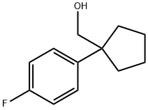 Cyclopentanemethanol, 1-(4-fluorophenyl)- Structure