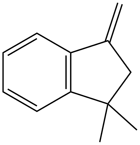 1,1-dimethyl-3-methylidene-2,3-dihydro-1H-indene Structure