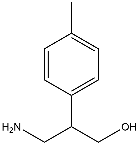 3-Amino-2-p-tolyl-propan-1-ol Structure