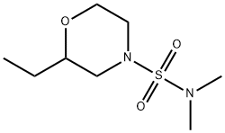 2-ethyl-N,N-dimethylmorpholine-4-sulfonamide Struktur