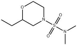 2-乙基-N,N-二甲基吗啉-4-磺酰胺, 1281089-00-6, 结构式