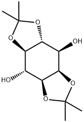 D-myo-Inositol, 2,3:5,6-bis-O-(1-methylethylidene)- Structure