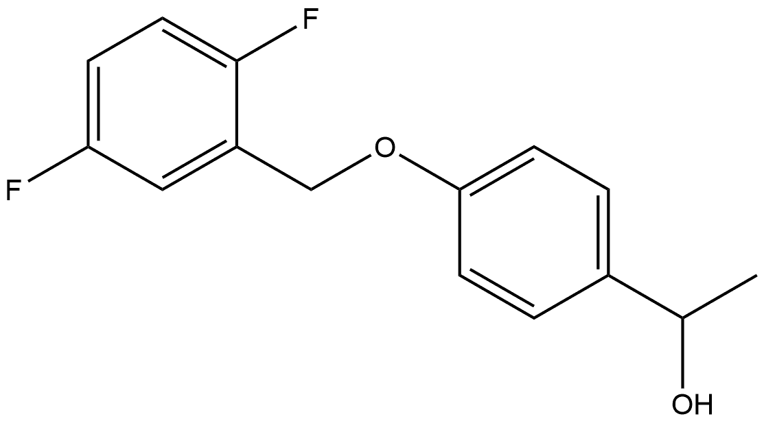 4-[(2,5-Difluorophenyl)methoxy]-α-methylbenzenemethanol Structure