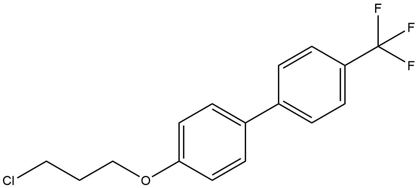 4-(3-Chloropropoxy)-4'-(trifluoromethyl)-1,1'-biphenyl Structure