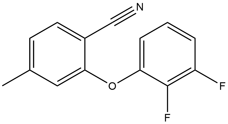 2-(2,3-Difluorophenoxy)-4-methylbenzonitrile Structure