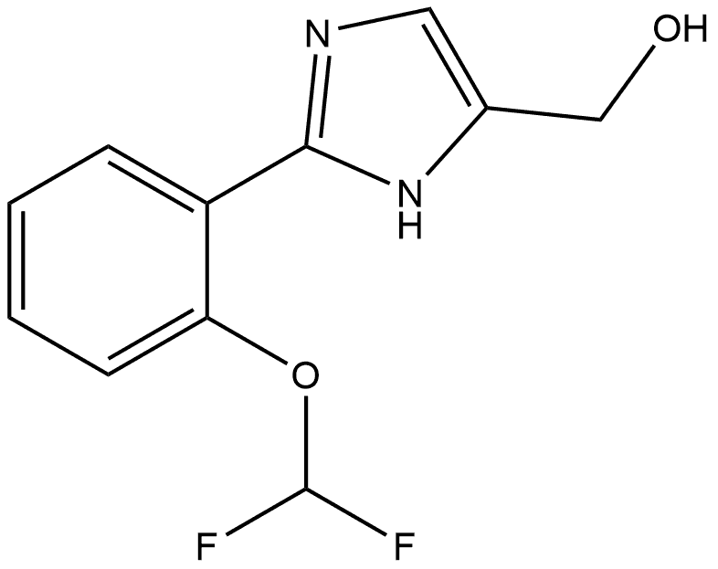 2-[2-(Difluoromethoxy)phenyl]imidazole-5-methanol Structure