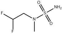 N-(2,2-Difluoroethyl)-N-methylsulfamide Struktur