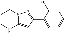 2-(2-Chlorophenyl)-4,5,6,7-tetrahydropyrazolo[1,5-a]pyrimidine 结构式