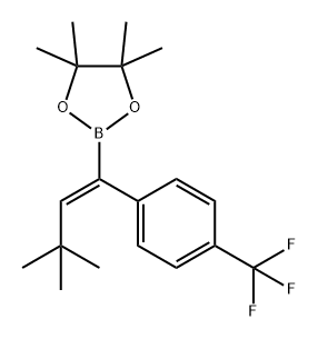 1,3,2-Dioxaborolane, 2-[(1Z)-3,3-dimethyl-1-[4-(trifluoromethyl)phenyl]-1-buten-1-yl]-4,4,5,5-tetramethyl-