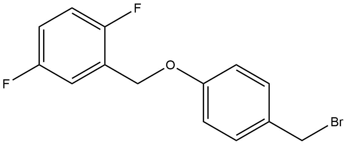 2-[[4-(Bromomethyl)phenoxy]methyl]-1,4-difluorobenzene Struktur