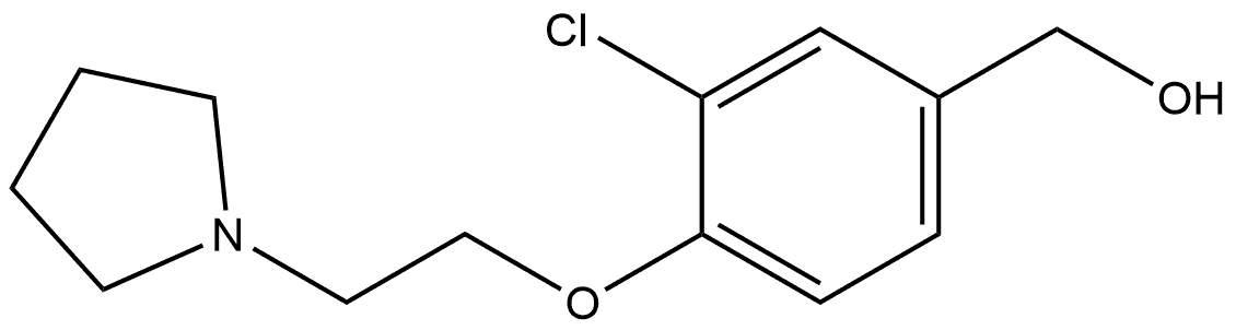 1284159-44-9 3-Chloro-4-[2-(1-pyrrolidinyl)ethoxy]benzenemethanol