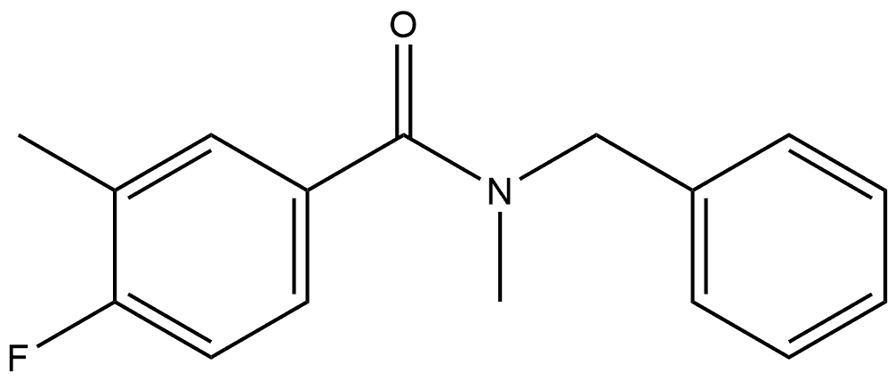 1284834-95-2 4-Fluoro-N,3-dimethyl-N-(phenylmethyl)benzamide