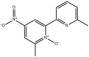 2,2'-Bipyridine, 6,6'-dimethyl-4-nitro-, 1-oxide 结构式