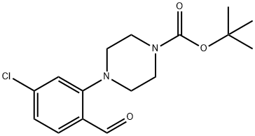 tert-Butyl 4-(5-chloro-2-formylphenyl)piperazine-1-carboxylate,1285444-21-4,结构式