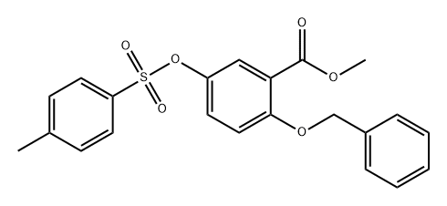 Benzoic acid, 5-[[(4-methylphenyl)sulfonyl]oxy]-2-(phenylmethoxy)-, methyl ester