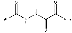 Ethanethioic acid, 2-amino-2-oxo-, 2-(aminocarbonyl)hydrazide 化学構造式