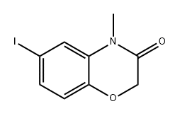 6-碘-4-甲基-2H-苯并[B][1,4]噁嗪-3(4H)-酮,128619-81-8,结构式