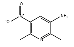 3-Pyridinamine, 2,6-dimethyl-5-nitro- Structure