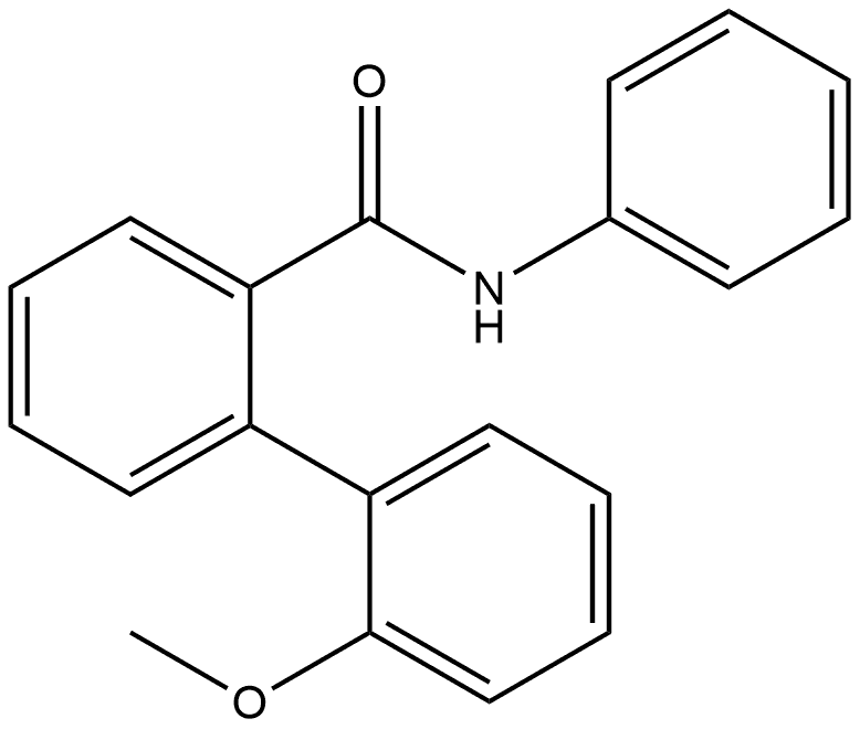 2'-Methoxy-N-phenyl[1,1'-biphenyl]-2-carboxamide Struktur