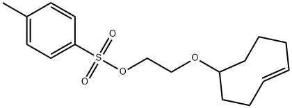 Ethanol, 2-[(4E)-4-cycloocten-1-yloxy]-, 1-(4-methylbenzenesulfonate) 结构式