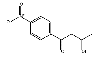 1-Butanone, 3-hydroxy-1-(4-nitrophenyl)- 化学構造式
