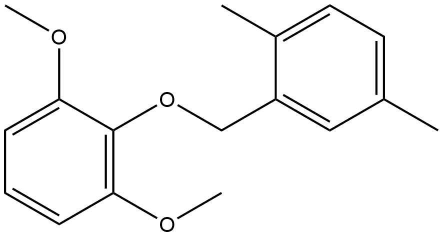 2-[(2,5-Dimethylphenyl)methoxy]-1,3-dimethoxybenzene,1286953-15-8,结构式