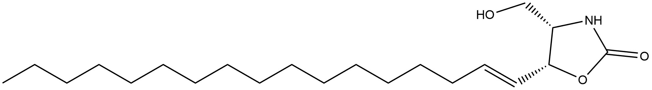 2-Oxazolidinone, 5-(1-heptadecenyl)-4-(hydroxymethyl)-, [4S-[4α,5α(E)]]- (9CI)