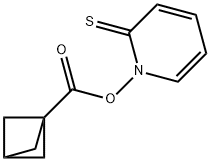 2(1H)-Pyridinethione, 1-[(bicyclo[1.1.1]pent-1-ylcarbonyl)oxy]- (9CI) 化学構造式