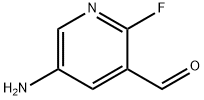 5-Amino-2-fluoronicotinaldehyde Struktur