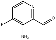 2-Pyridinecarboxaldehyde, 3-amino-4-fluoro- Structure