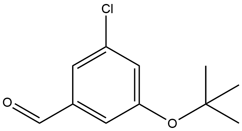 3-Chloro-5-(1,1-dimethylethoxy)benzaldehyde Structure