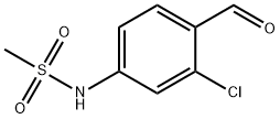 Methanesulfonamide, N-(3-chloro-4-formylphenyl)- Structure