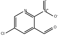 3-Pyridinecarboxaldehyde, 5-chloro-2-nitro- 化学構造式