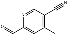 6-Formyl-4-methylnicotinonitrile Struktur