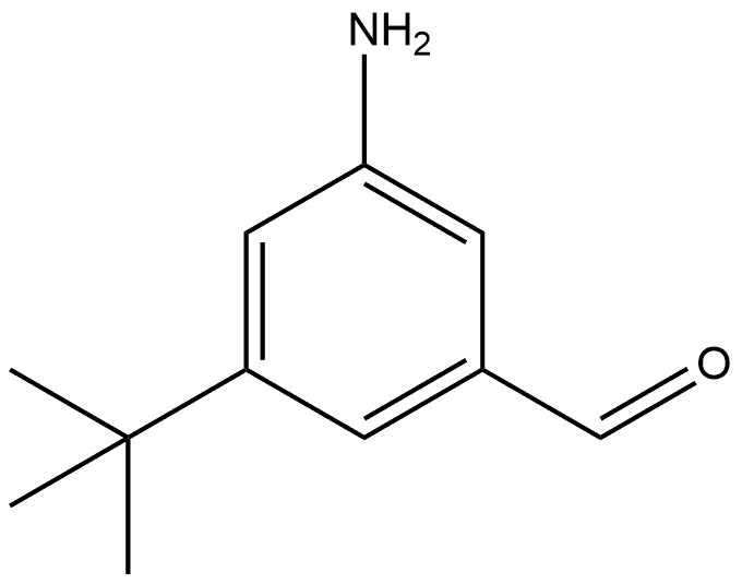 3-Amino-5-(1,1-dimethylethyl)benzaldehyde Structure