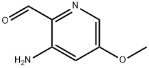 3-Amino-5-methoxy-2-pyridinecarboxaldehyde,1289089-54-8,结构式