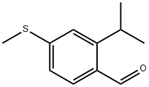 2-Isopropyl-4-(methylthio)benzaldehyde Structure