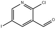 3-Pyridinecarboxaldehyde, 2-chloro-5-iodo- Structure